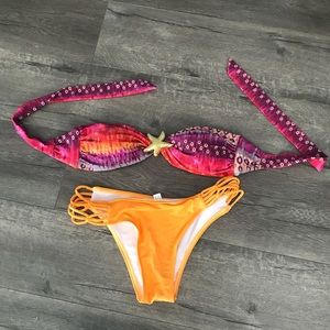 Luli Fama Starfish Bikini Top